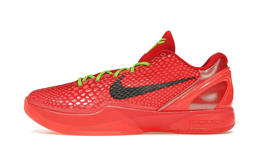 Yeezy Nike Kobe 6 Protro Reverse Grinch czarny-czerwony - widok główny z boku | Saturaise.com