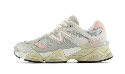 New Balance 9060 Grey Pink szary-różowy - widok główny z boku | Saturaise.com