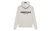 Fear of God Essentials Hoodie Light Oatmeal FW22 - widok z drugiego boku - Premium Quality