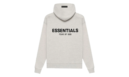 Fear of God Essentials Hoodie Light Oatmeal FW22 - widok z drugiego boku - Premium Quality