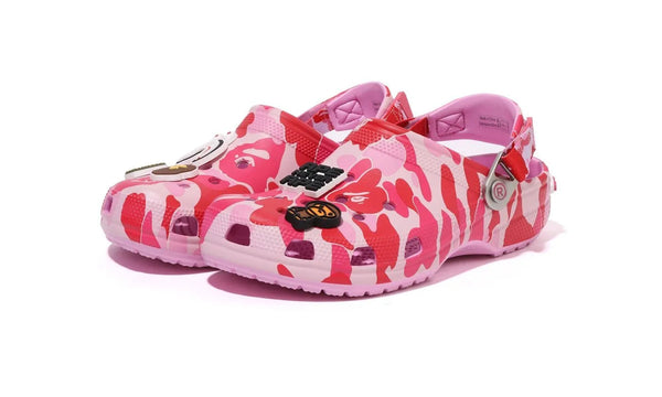 Crocs Classic Clog A Bathing Ape ABC Camo Pink