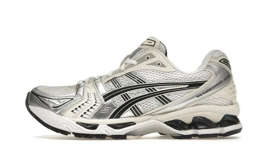 Asics Asics Gel-Kayano 14 White Midnight biały-granatowy - widok główny z boku | Saturaise.com
