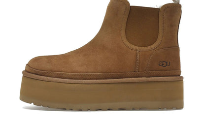 UGG UGG Neumel Platform Chelsea Boot Chestnut brązowy - widok główny z boku | Saturaise.com