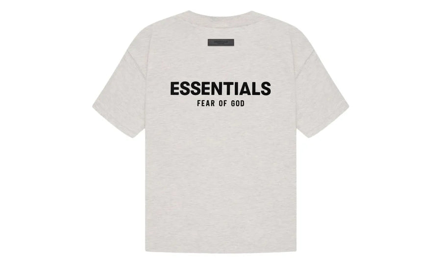 Fear of God Essentials T-shirt Light Oatmeal SS22 - widok z drugiego boku - Premium Quality