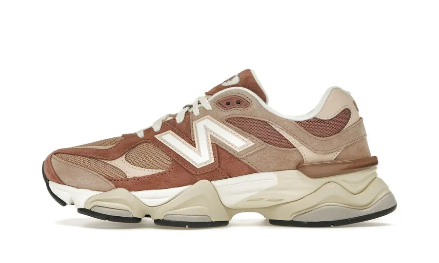 Yeezy New Balance 9060 Sparrow Flat Taupe różowy-beżowy - widok główny z boku | Saturaise.com