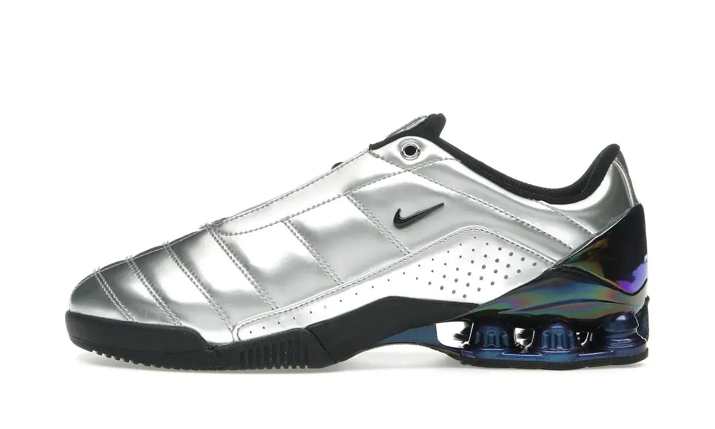 Yeezy Nike Total 90 Secutor Shox Magia Maha Amsterdam Metallic Silver czarny-czerwony - widok główny z boku | Saturaise.com