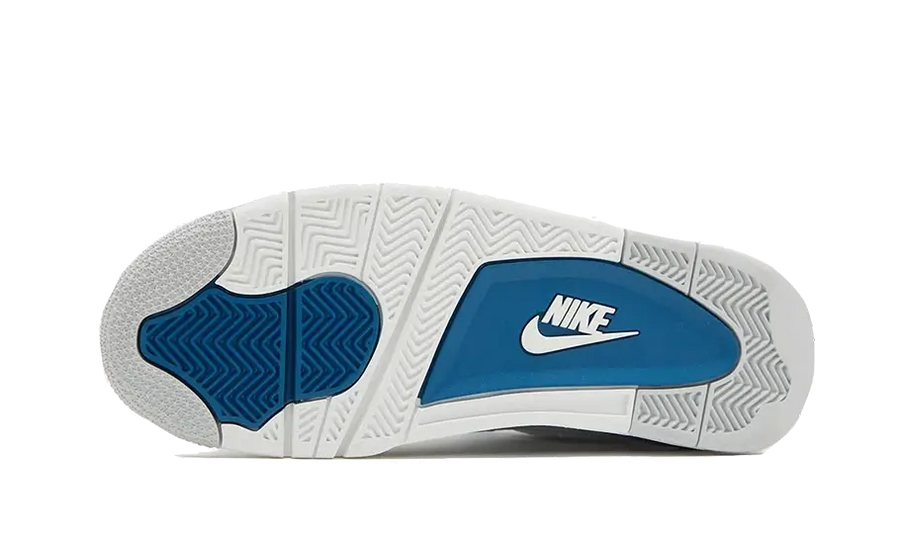 Buty Air Jordan Air Jordan 4 Retro Military Blue (2024) - widok z przodu - Rozmiary EU
