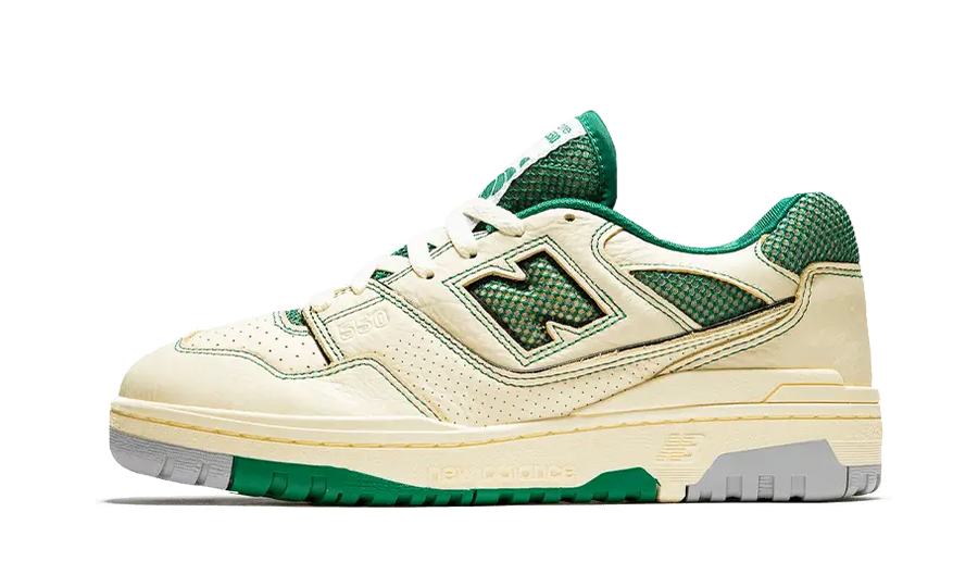 New Balance 550 Aime Leon Dore Masaryk Community Gym Green biały-zielony - widok główny z boku | Saturaise.com