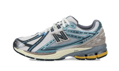 New Balance 1906R Metallic Teal czarny-biały - widok główny z boku | Saturaise.com