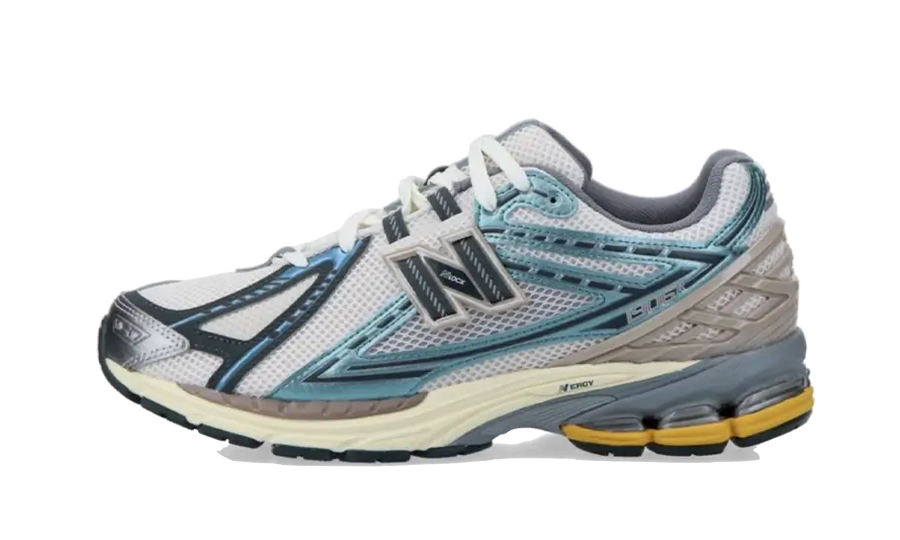 New Balance 1906R Metallic Teal czarny-biały - widok główny z boku | Saturaise.com