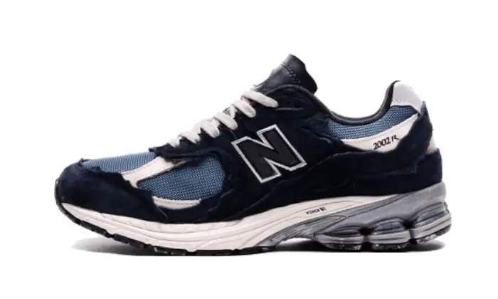 Yeezy 2002R Protection Pack Dark Navy niebieski-granatowy - widok główny z boku | Saturaise.com
