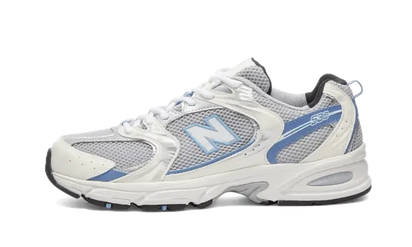 New Balance 530 Steel Blue biały-niebieski - widok główny z boku | Saturaise.com