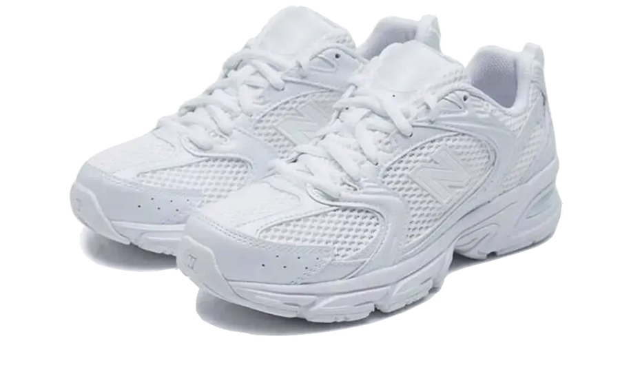 Kup oryginalne New Balance 530 Triple White U740BO2 - widok z drugiego boku - Sneakersy