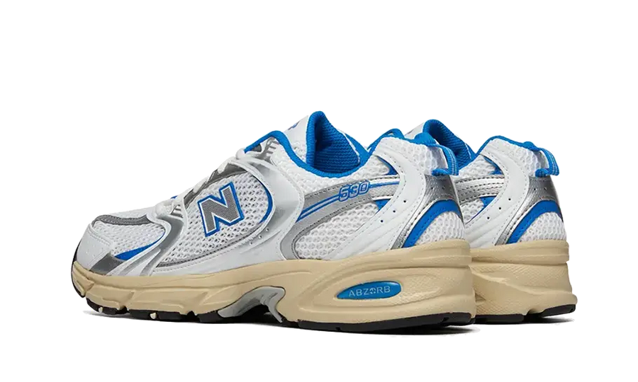 Buty New Balance 530 White Blue Oasis - widok z przodu - Rozmiary EU
