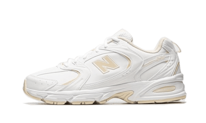 New Balance 530 White Calm Taupe biały-brązowy - widok główny z boku | Saturaise.com