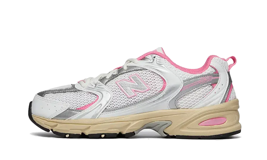 New Balance 530 White Pink biały-różowy - widok główny z boku | Saturaise.com