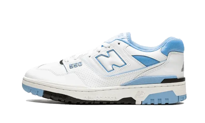 New Balance 550 UNC niebiesko-biały - widok główny z boku | Saturaise.com