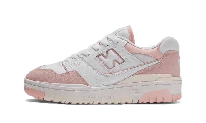 New Balance New Balance 550 White Pink Sea Salt biały-różowy - widok główny z boku | Saturaise.com