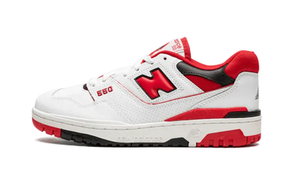 New Balance 550 White Red biały-czerwony - widok główny z boku | Saturaise.com