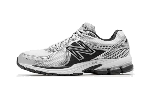 860 Black White Silver