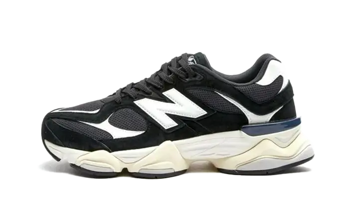 New Balance 9060 Black White czarny-biały - widok główny z boku | Saturaise.com