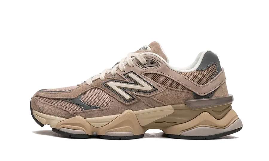 New Balance 9060 Driftwood Castlerock szary - widok główny z boku | Saturaise.com