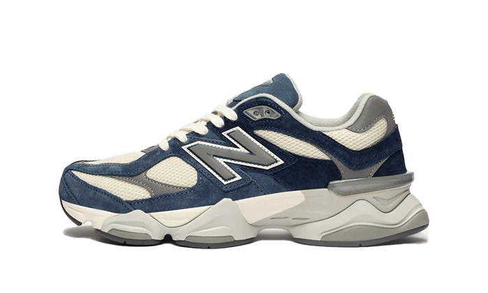 New Balance 9060 Natural Indigo niebieski - widok główny z boku | Saturaise.com