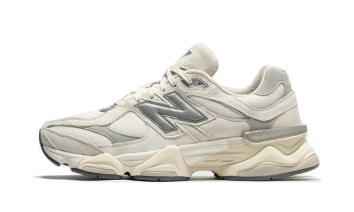 New Balance New Balance 9060 Sea Salt White biały - widok główny z boku | Saturaise.com