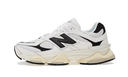New Balance 9060 White Black czarny-biały - widok główny z boku | Saturaise.com