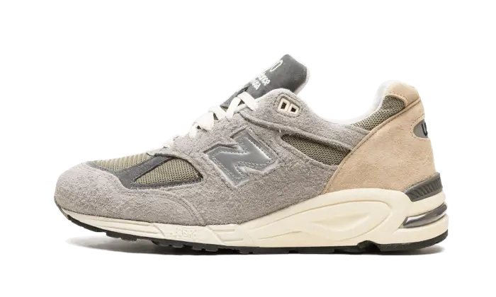New Balance 990 V2 Teddy Santis Made In USA Marblehead szary-brązowy - widok główny z boku | Saturaise.com