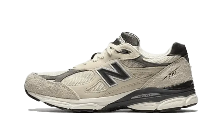New Balance 990 V3 Made In USA Teddy Santis Moonbeam beżowy - widok główny z boku | Saturaise.com