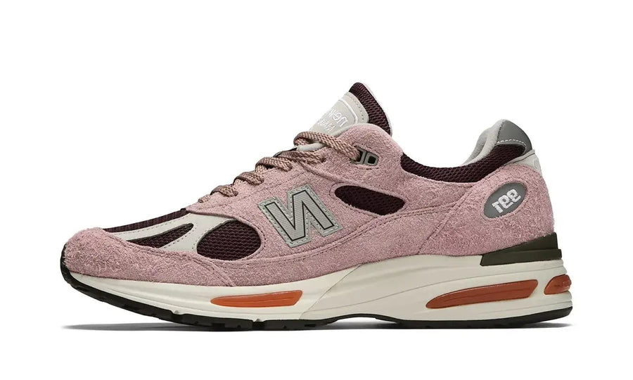 New Balance New Balance 991v2 MiUK Pink Mauve różowy-fioletowy - widok główny z boku | Saturaise.com