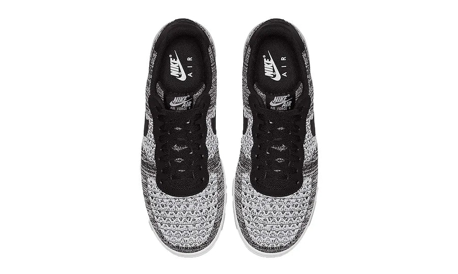 Nike Air Force 1 Flyknit 2.0 Black Pure Platinum - zdjęcie 3