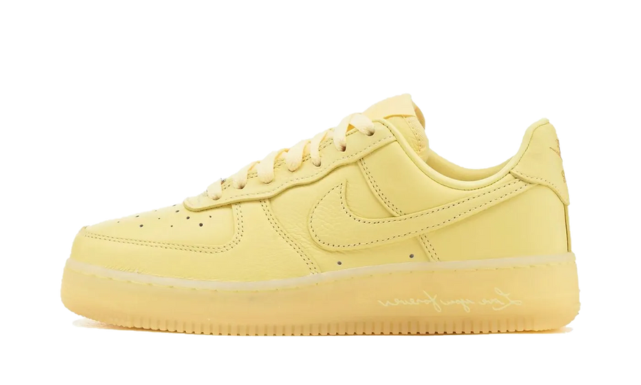 Nike Air Force 1 Low Drake NOCTA Certified Lover Boy Citron Tint srebrny - widok główny z boku | Saturaise.com