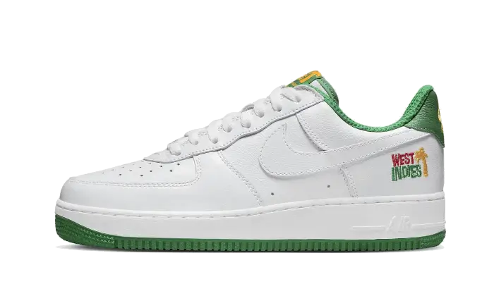 Nike Air Force 1 Low Retro West Indies (2022) biały-czerwony - widok główny z boku | Saturaise.com