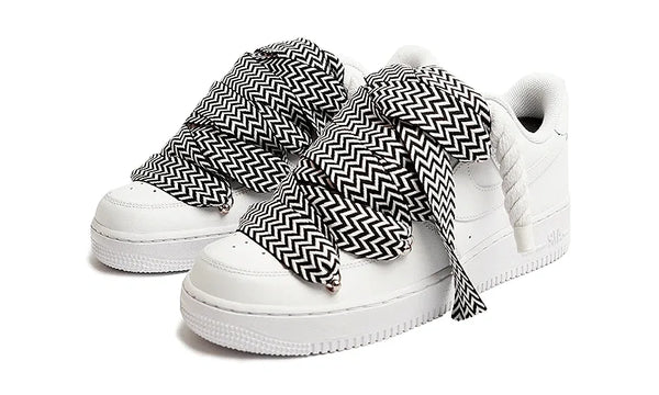 Nike Air Force 1 Low Rope & „Lanvin Black Laces” - Nike Air Force 1 Low Rope & „Lanvin Black Laces” - zdjęcie 2