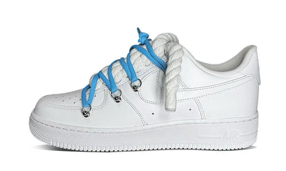 Nike Air Force 1 Low Rope & „Off White Blue Laces”