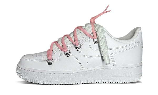 Nike Air Force 1 Low Rope & „Off White Pink Laces”