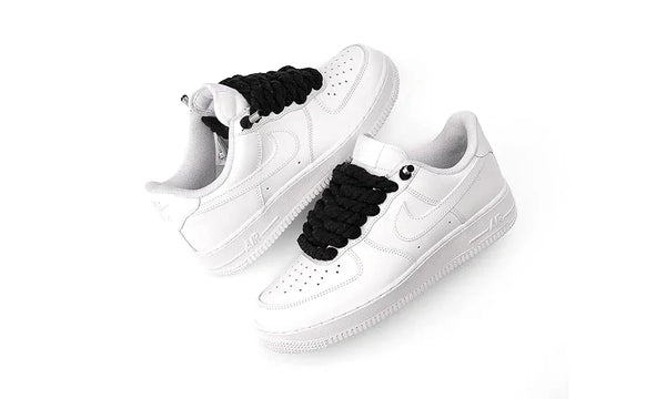 Nike Air Force 1 Low White Rope Laces Black - Nike Air Force 1 Low White Rope Laces Black - zdjęcie 2