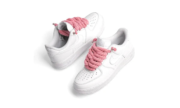 Nike Air Force 1 Low White Rope Laces Pink - Nike Air Force 1 Low White Rope Laces Pink - zdjęcie 2