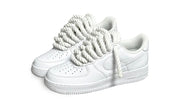 Nike Air Force 1 Low White Rope Laces White - zdjęcie 2