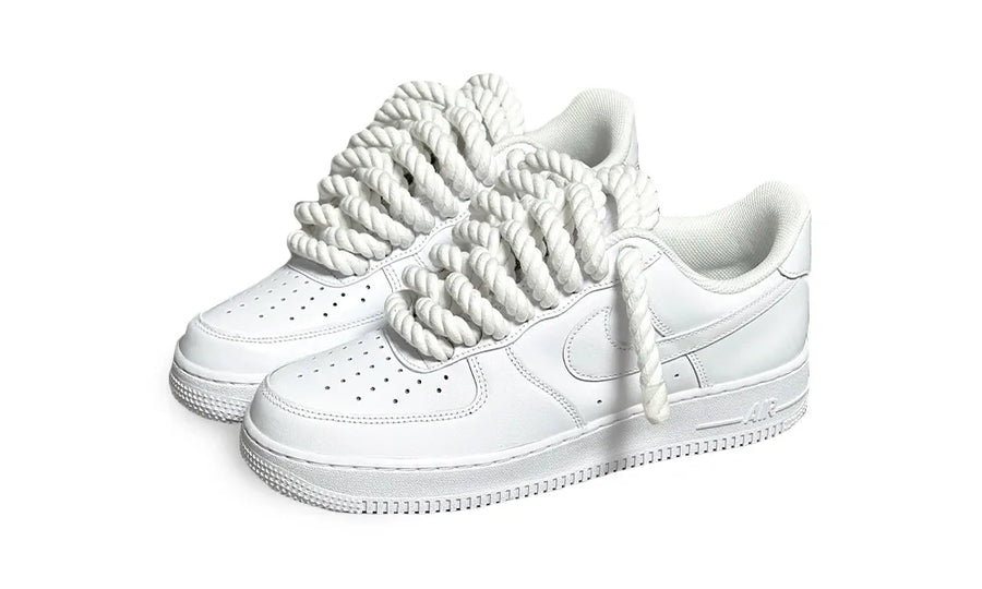 Nike Air Force 1 Low White Rope Laces White - zdjęcie 2