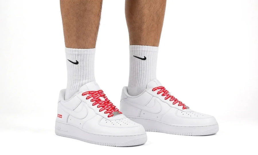 Nike Air Force 1 Low White Supreme - zdjęcie 5