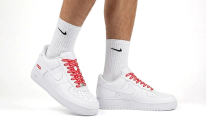 Nike Air Force 1 Low White Supreme - zdjęcie 7
