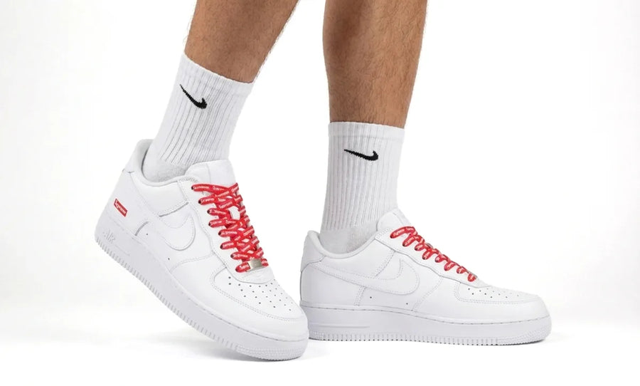 Nike Air Force 1 Low White Supreme - zdjęcie 7