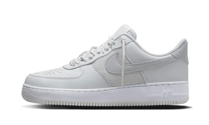 Nike Air Force 1 Low SP Slamjam White biały - widok główny z boku | Saturaise.com