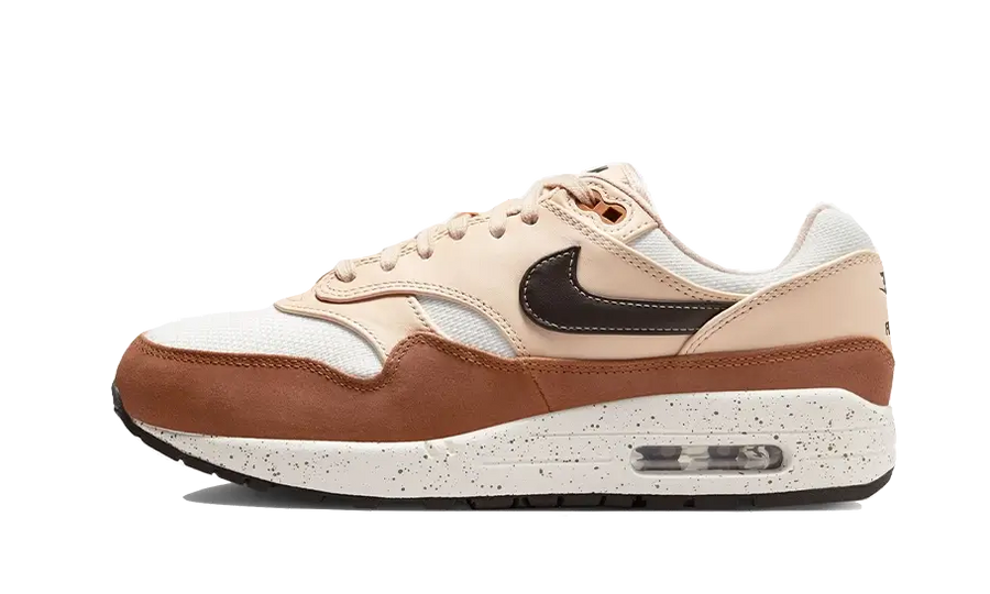 Nike Air Max 1 '87 Velvet Brown biały-brązowy - widok główny z boku | Saturaise.com