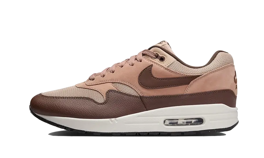 Nike Air Max 1 Cacao Wow czarny-brązowy - widok główny z boku | Saturaise.com
