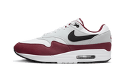 Nike Air Max 1 Dark Team Red czarny-biały - widok główny z boku | Saturaise.com