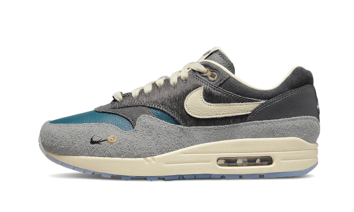 Nike Air Max 1 Kasina Won-Ang Grey biały-niebieski - widok główny z boku | Saturaise.com